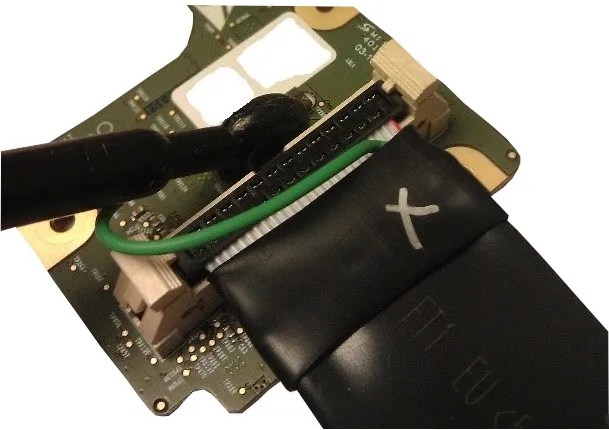 9-casestudies-EMIAgencyMedical-circuit-board-near-field-probing-sensor-board-ribbon-cable